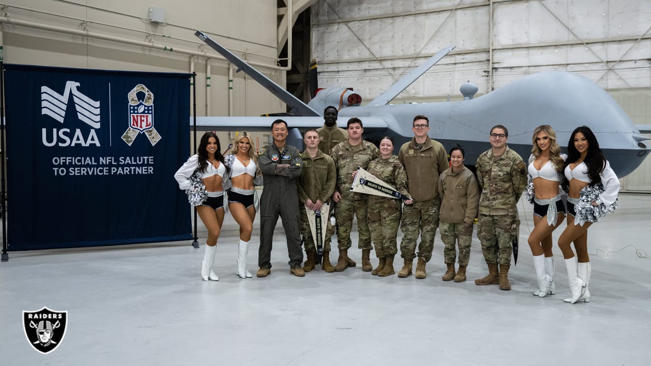 'We really appreciate all they're doing' Raiders visit Creech Air