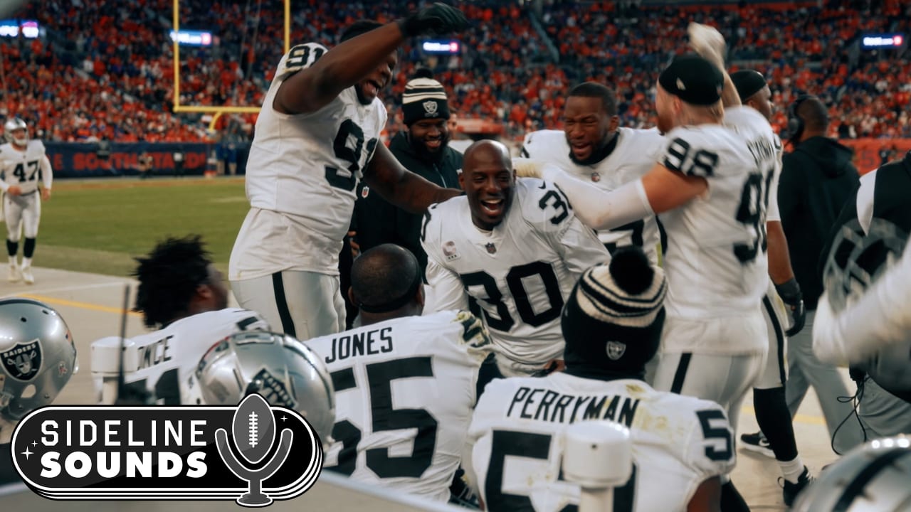 Best sideline sounds from Raiders' Week 11 win: 'Be a dawg today!'