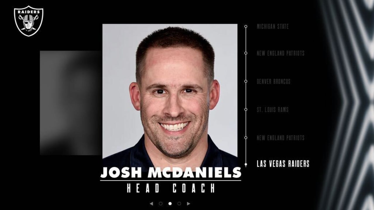 Raiders announce Josh McDaniels as next Head Coach