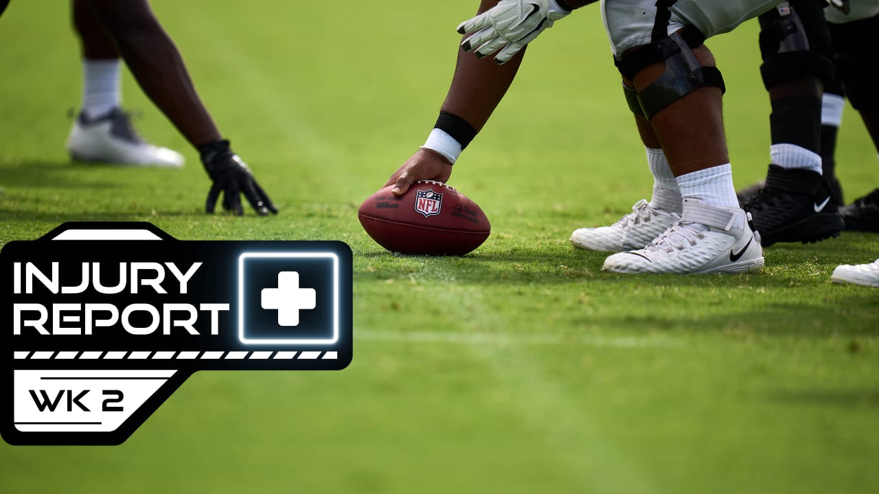 Week 2 Injury Report (Raiders)