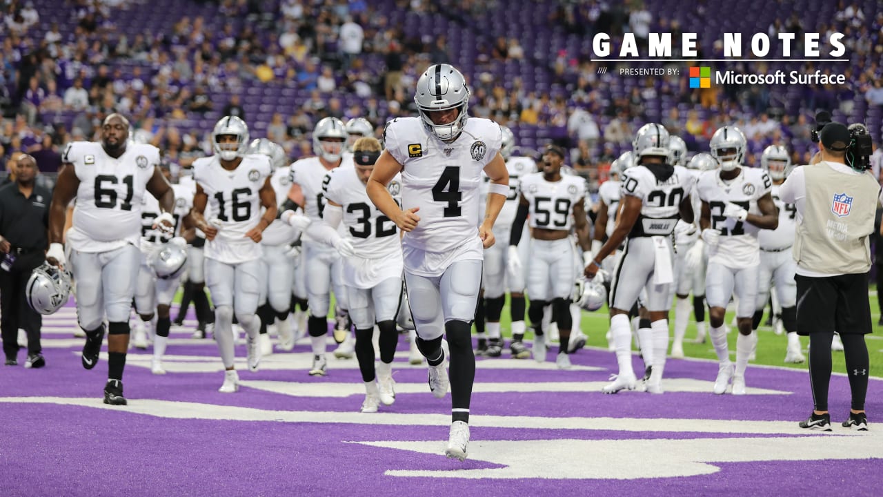 Minnesota Vikings 34, Oakland Raiders 14: Running game dominates