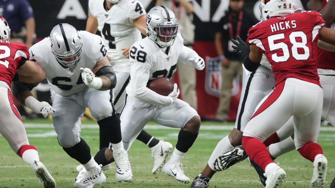 Josh Jacobs' first preseason carry