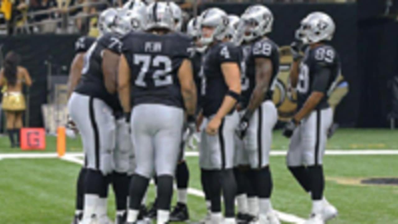 Raiders Snap Counts vs. New Orleans Saints Carr And The Offense Rally