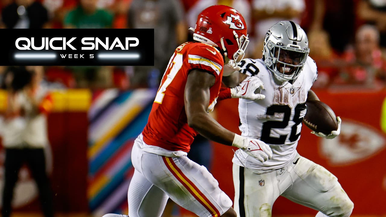 Raiders fall to AFC West rival Kansas City Chiefs on 'MNF