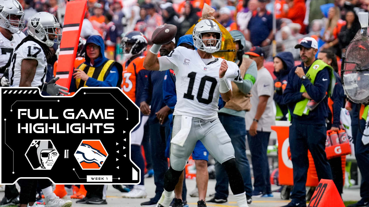 Las Vegas Raiders vs. Denver Broncos Game Highlights