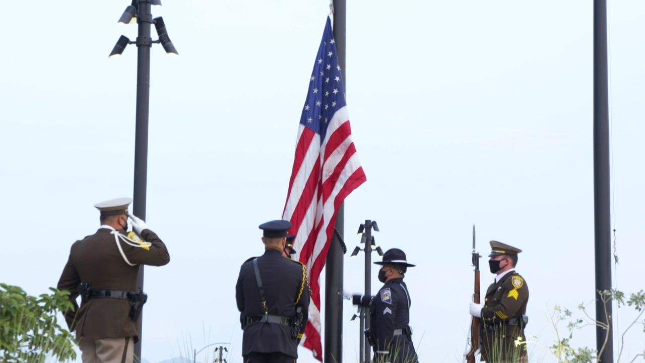 Allegiant Stadium flag-raising ceremony to honor 9/11 victims and first ...
