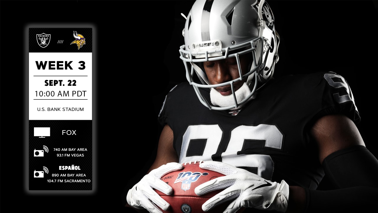 Raiders vs Vikings Tickets 