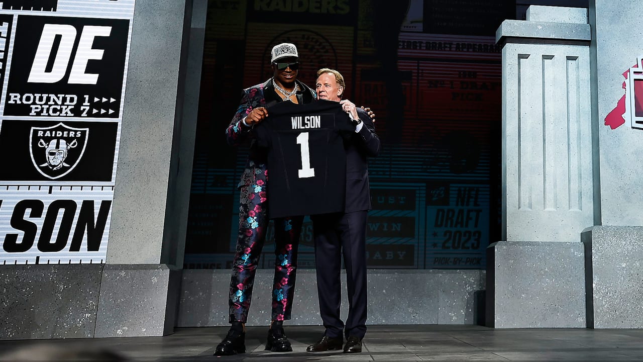 Watch Raiders select Tyree Wilson with No. 7 pick in the 2023 Draft