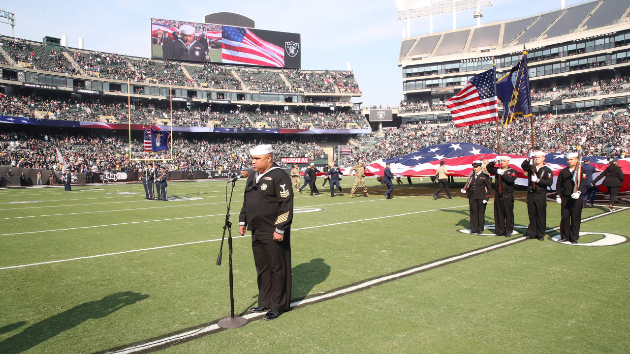 A Look Back The Oakland Raiders' Week 10 Salute To Service