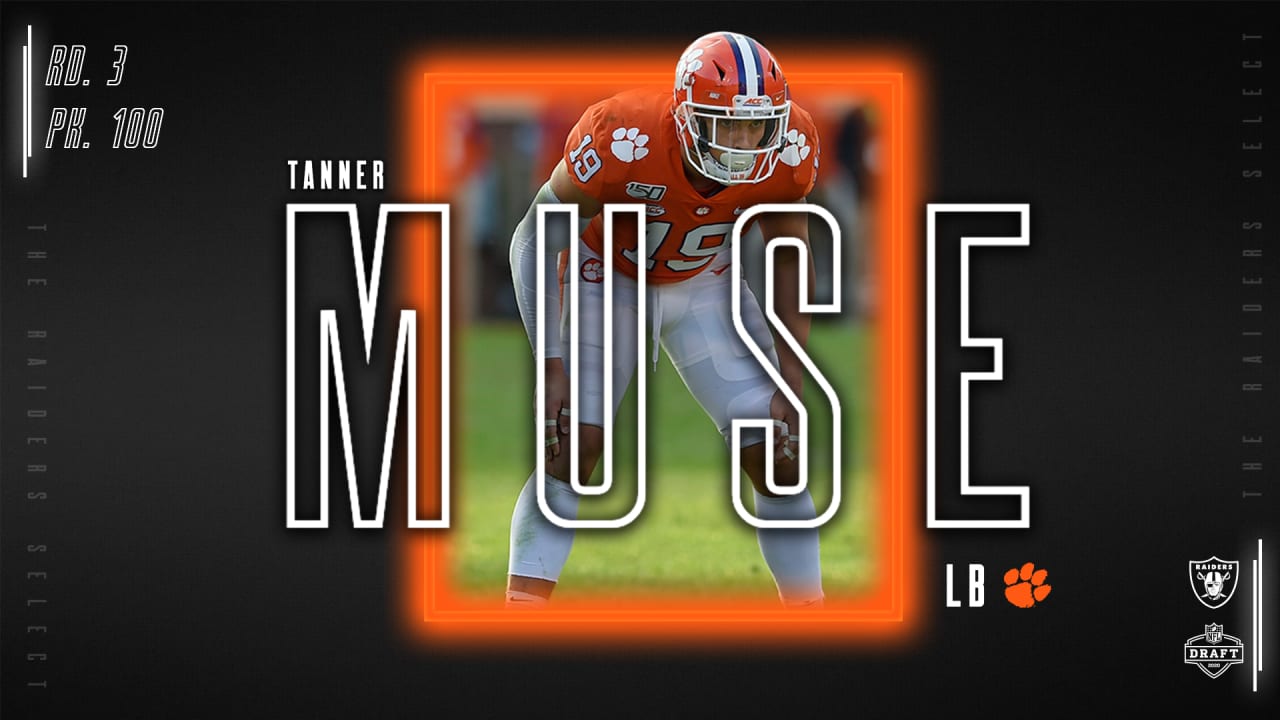 tanner muse raiders jersey