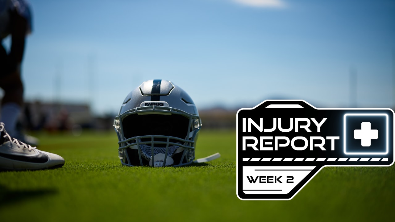 Las Vegas Raiders, Buffalo Bills Injury Report