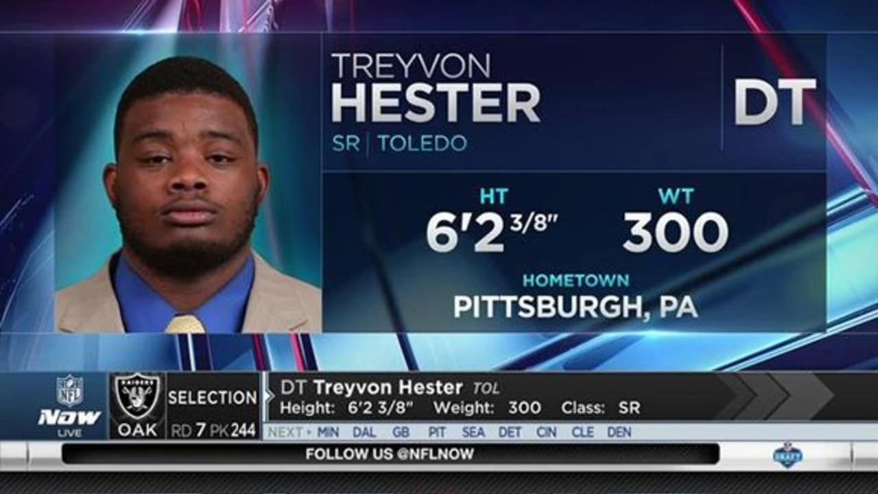 Raiders select Treyvon Hester No. 244