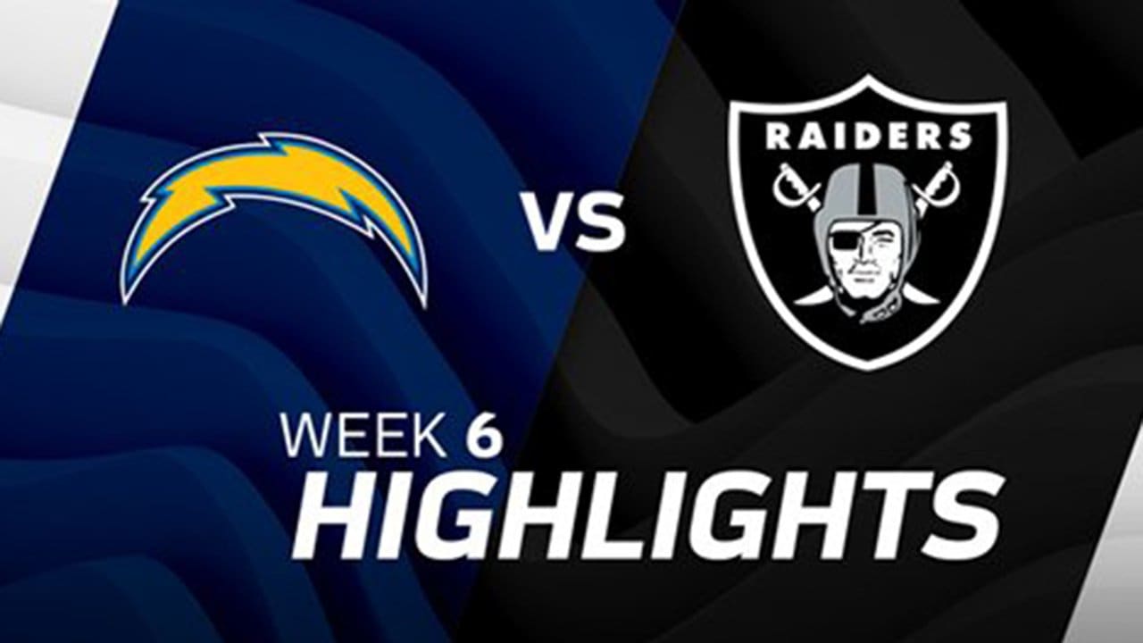 Chargers vs. Raiders  NFL Week 6 Game Highlights 