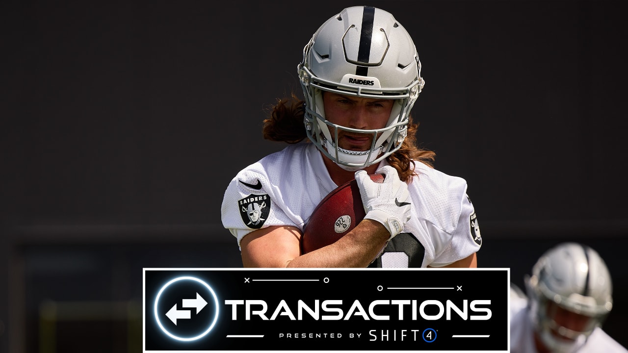 Raiders training camp update: Team signs TE Jacob Hollister