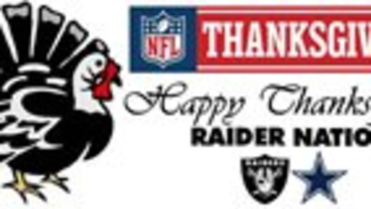 Happy Thanksgiving, Raider Nation!