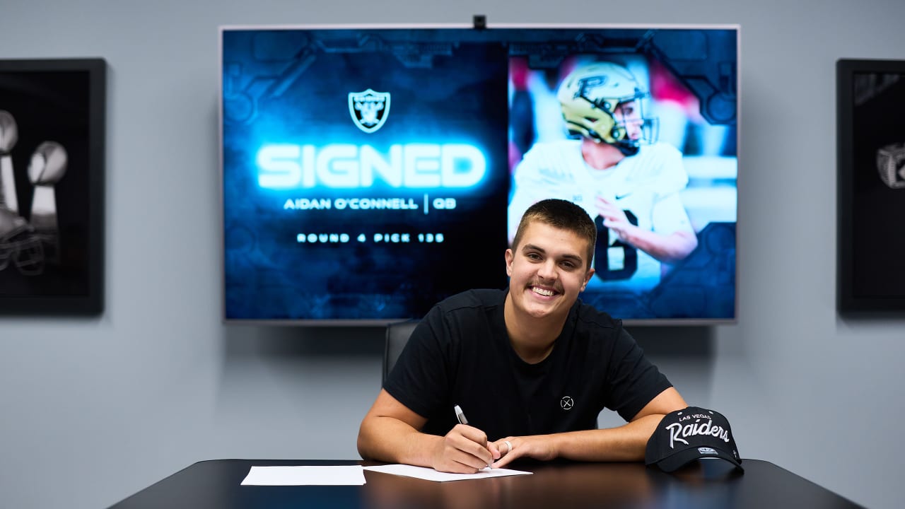 Raiders sign fourth-round pick QB Aidan O'Connell - BVM Sports