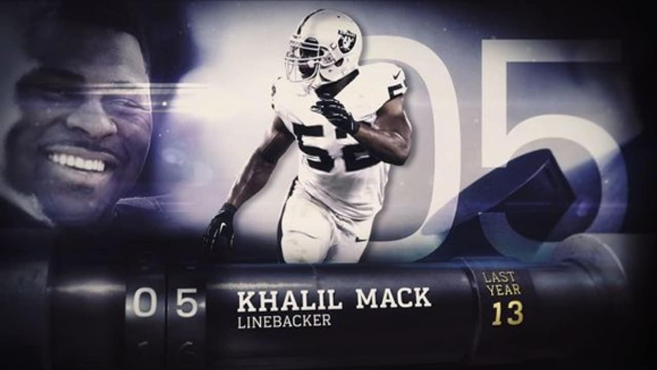 5: Khalil Mack (LB, Raiders), Top 100 Players of 2017