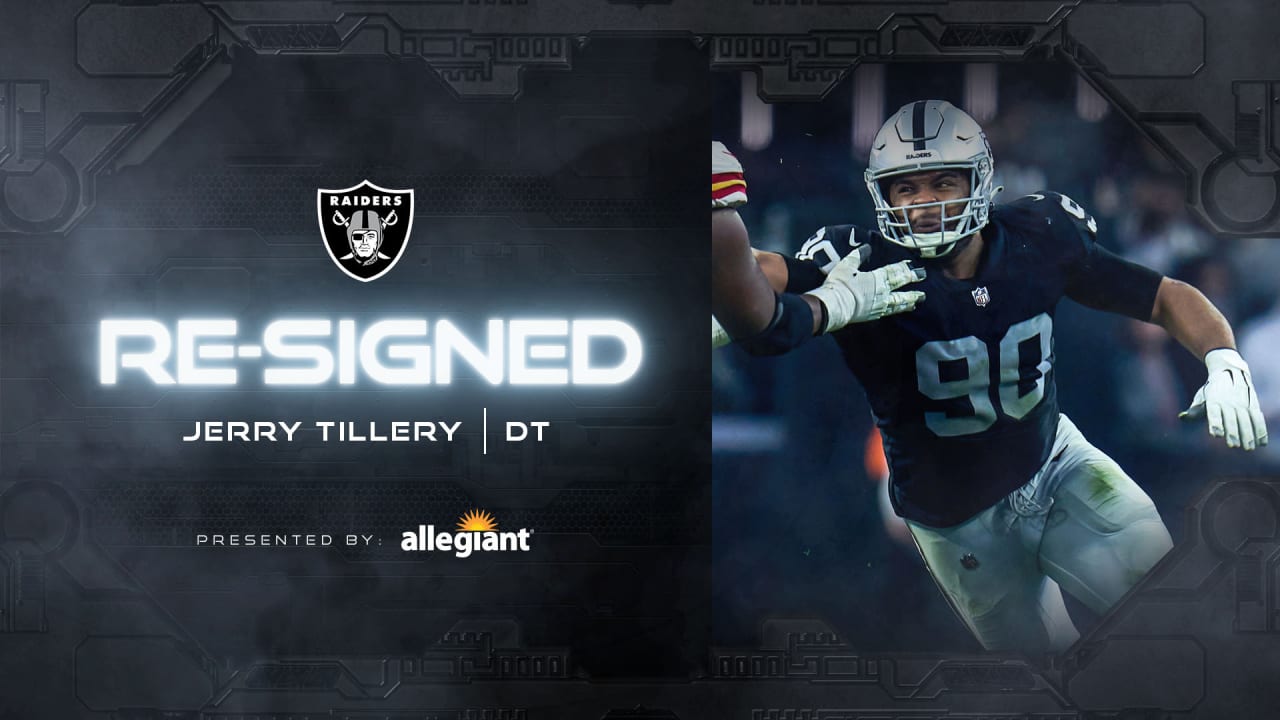 Raiders re-sign DT Jerry Tillery