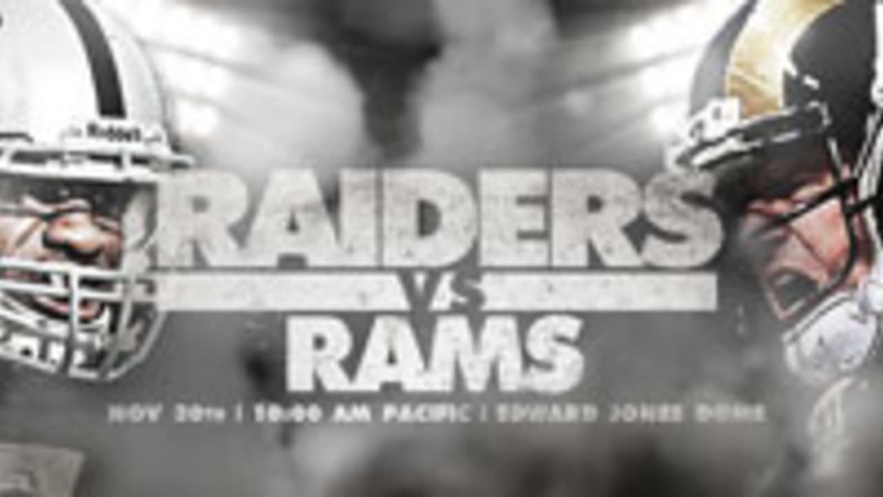 Game Preview Raiders at Rams