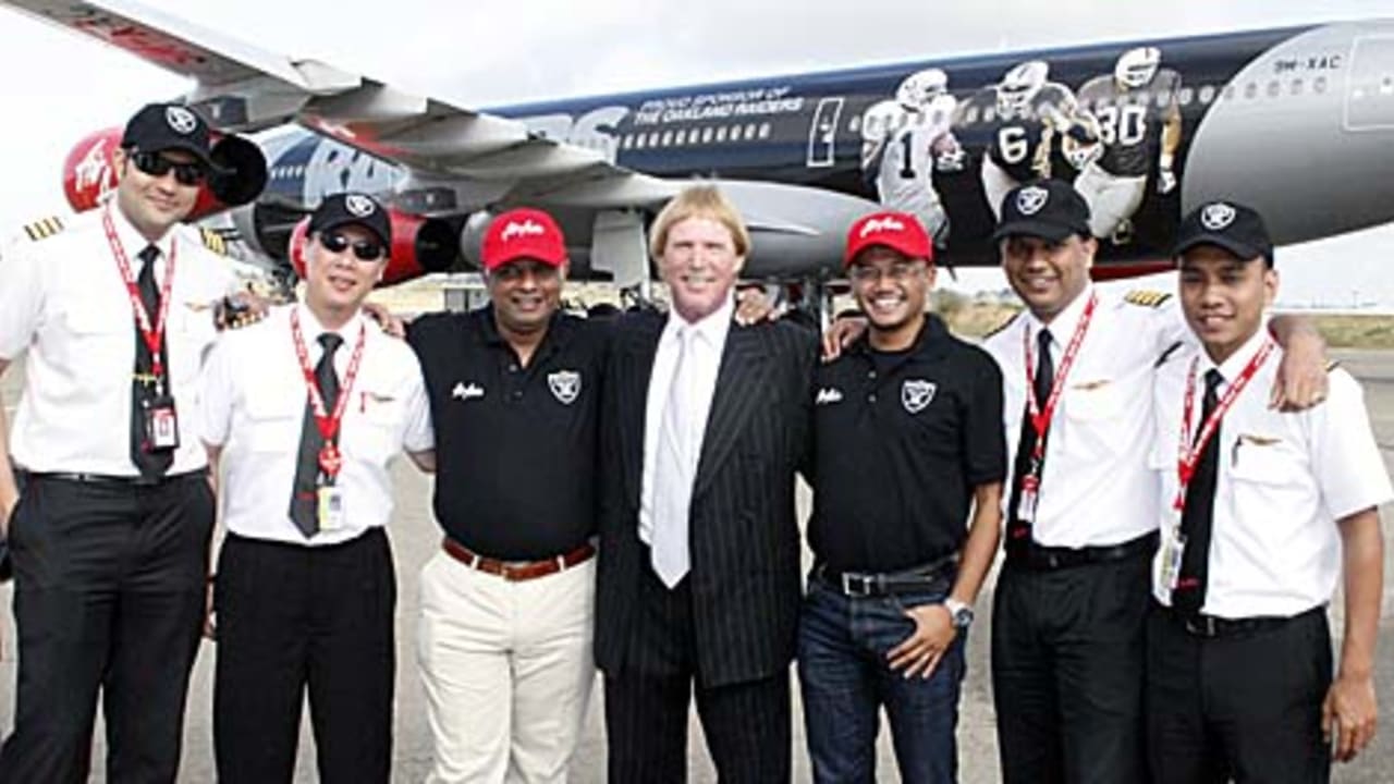 Check out the new Raiders-themed airplane taking flight for