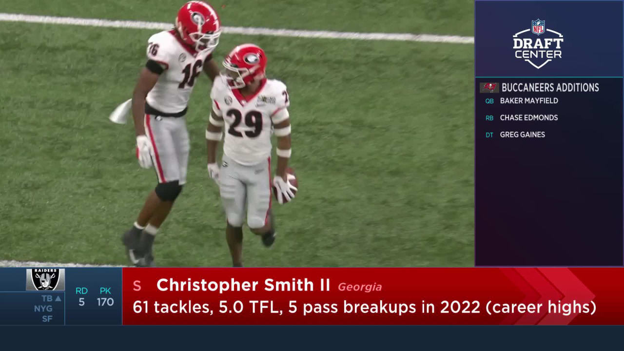 Watch: Raiders select S Christopher Smith II with No. 170 pick in 2023 Draft