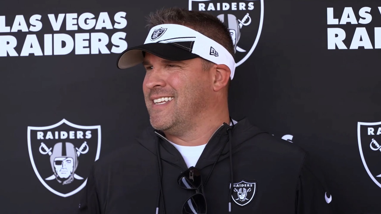 Head Coach Josh McDaniels on joint Training Camp practices with the ...