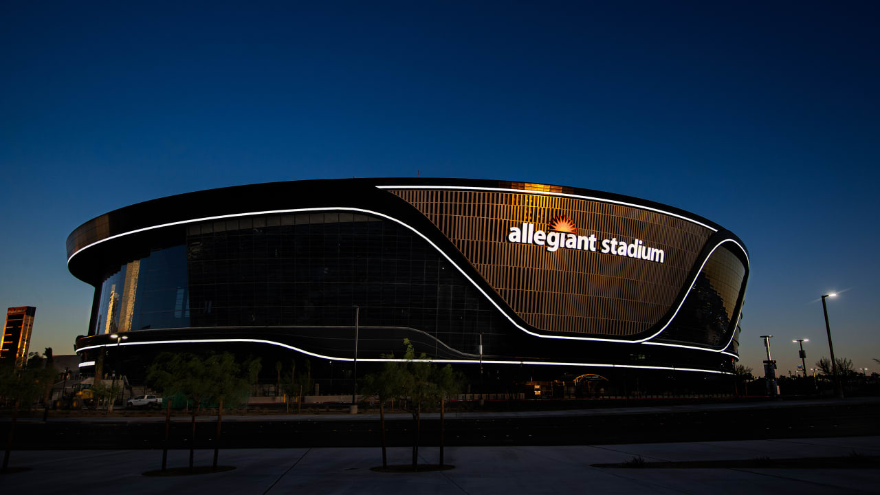 Work is complete on the Las Vegas Raiders' Allegiant Stadium