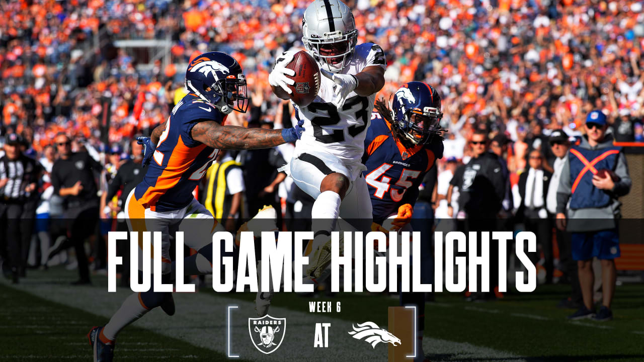 Full game highlights - Raiders vs. Broncos - Week 6