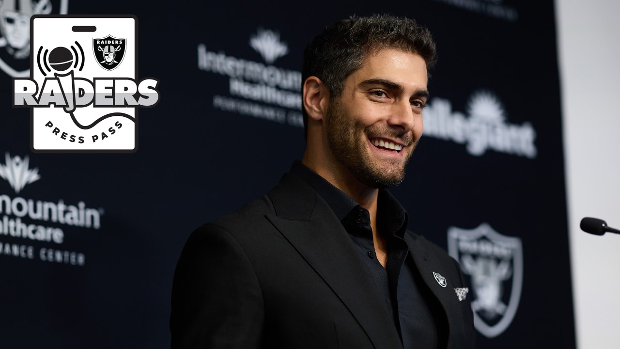 Jimmy Garoppolo's Introductory Press Conference - 3.17.23, Las Vegas  Raiders