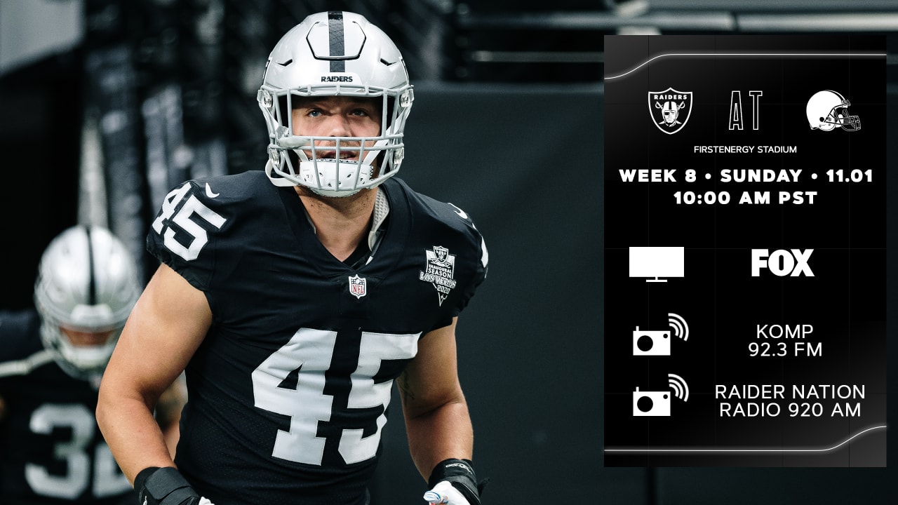 Raiders at Browns: How to watch the duel between Derek Carr and Baker Mayfield - Raiders.com