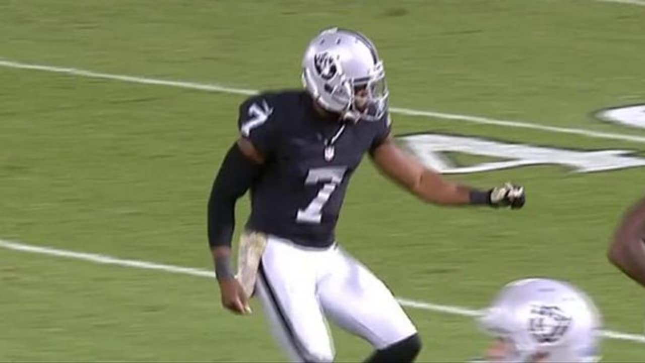 Marquette King nice punt and celebration