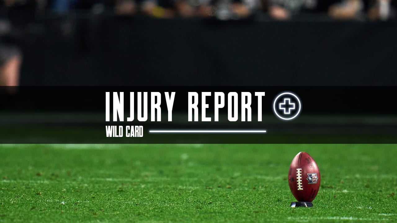 wild card weekend injury report