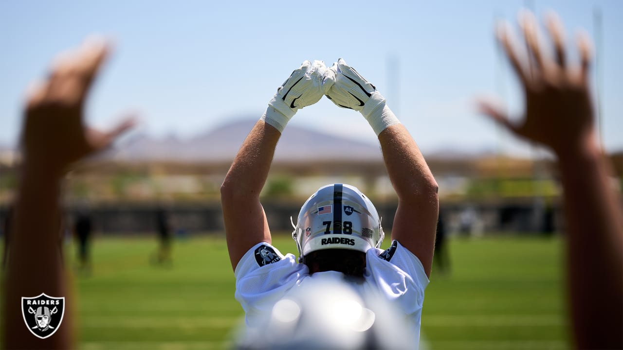 First day of ​@raiders minicamp was a W #minicamp 