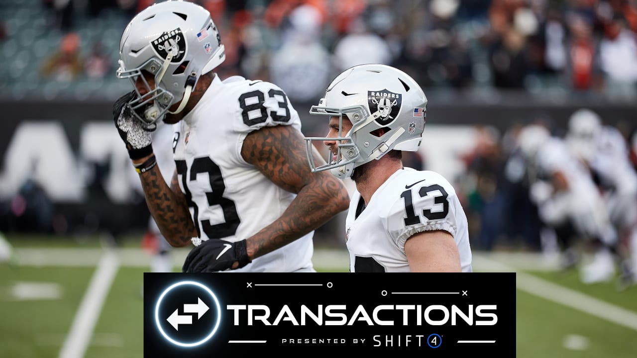 Raiders place TE Darren Waller and WR Hunter Renfrow on injured reserve