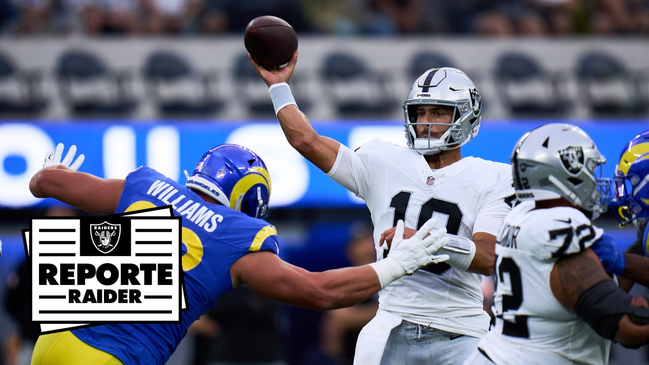 Raiders vs. Rams Post Game Reaction, Highlights & Raiders Rumors On Jimmy  Garoppolo, Aidan O'Connell 