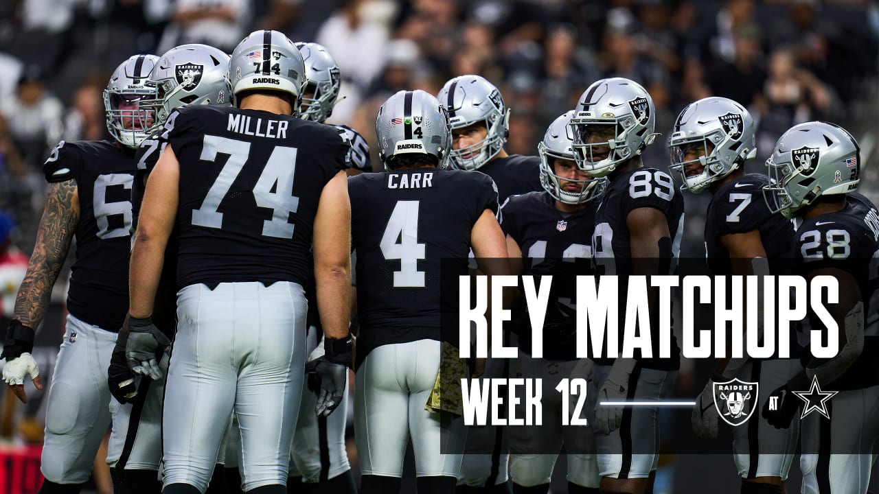 Key Matchups The Raiders will line up against an 'unbelievable athlete