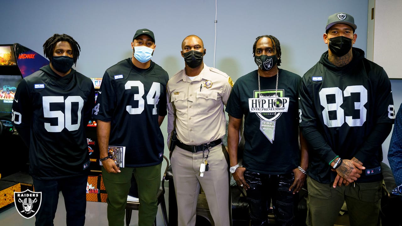 Raiders engage with Las Vegas youth at Hip Hop & Entrepreneurship workshop