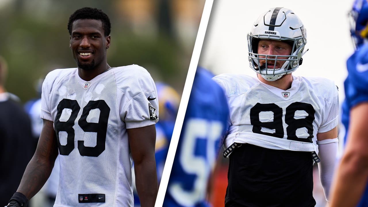 Defensive end Maxx Crosby's sound on the field from joint practice with the  Los Angeles Rams prior to the Raiders' Preseason Week 2 matchup