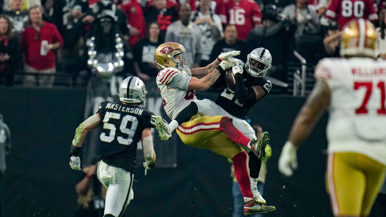 Raiders defense forces multiple interceptions from Purdy, other 49ers QBs