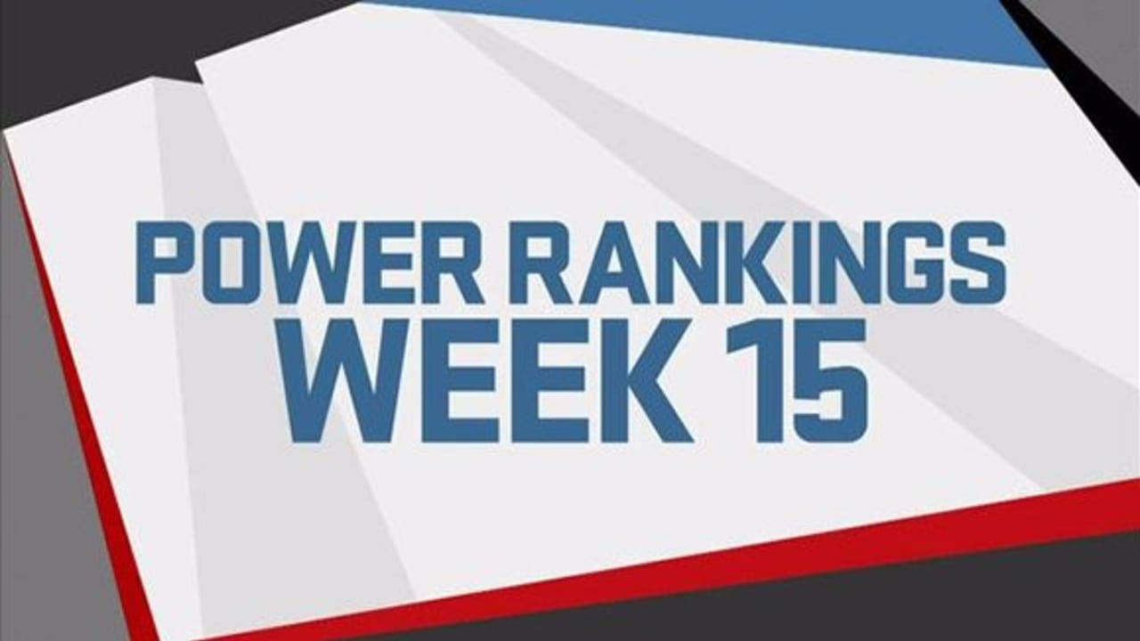 Week 15 Power Rankings