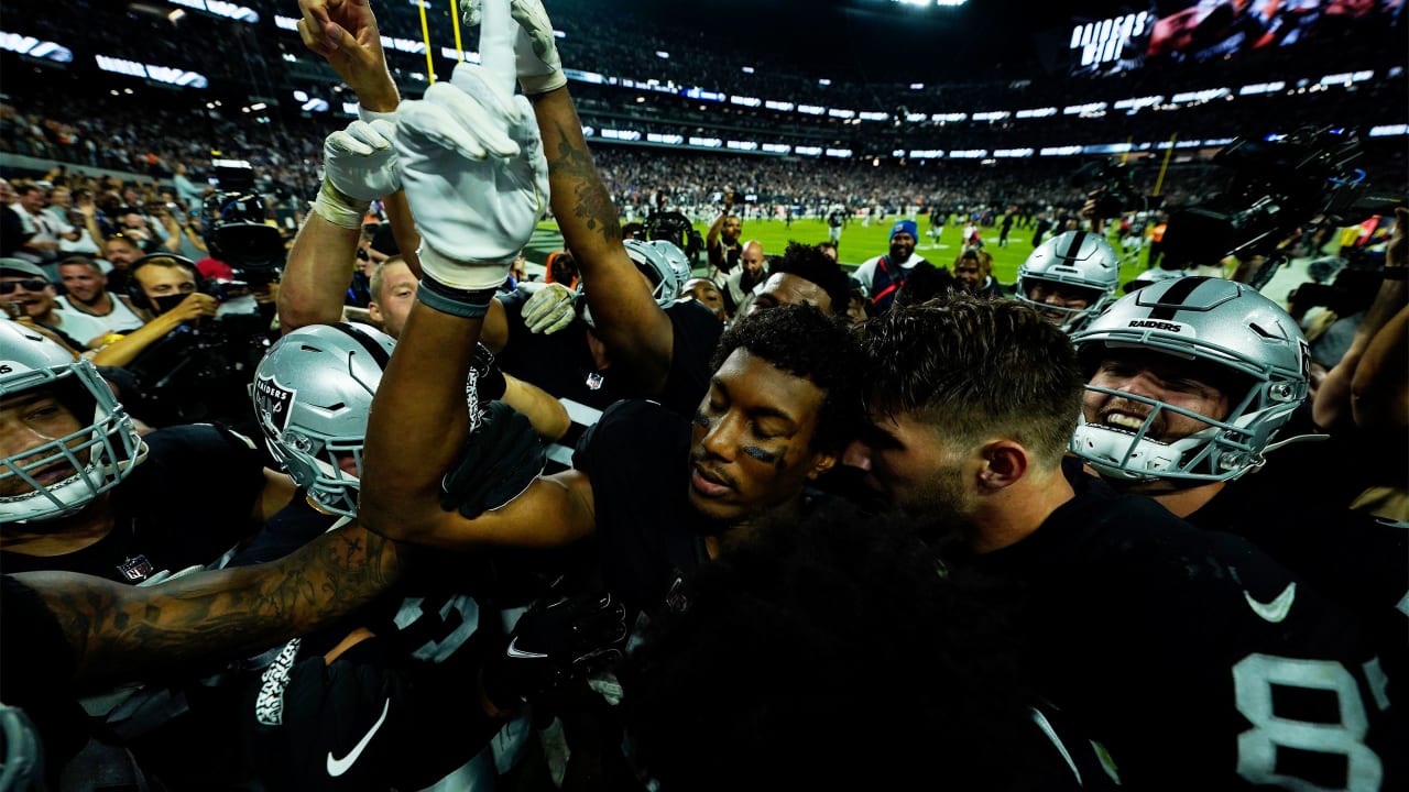 Zay Jones Las Vegas Raiders Touchdown v Baltimore Ravens 2021 Images