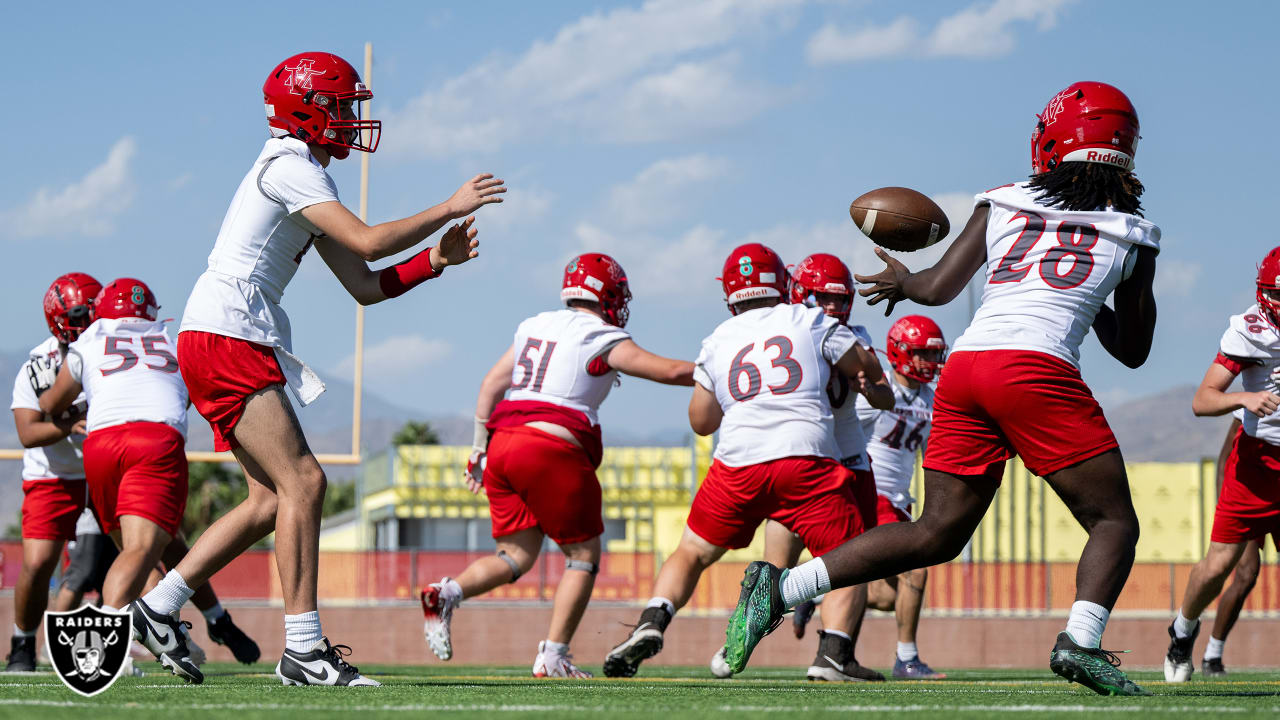 Photos Raiders hype up local high school football teams