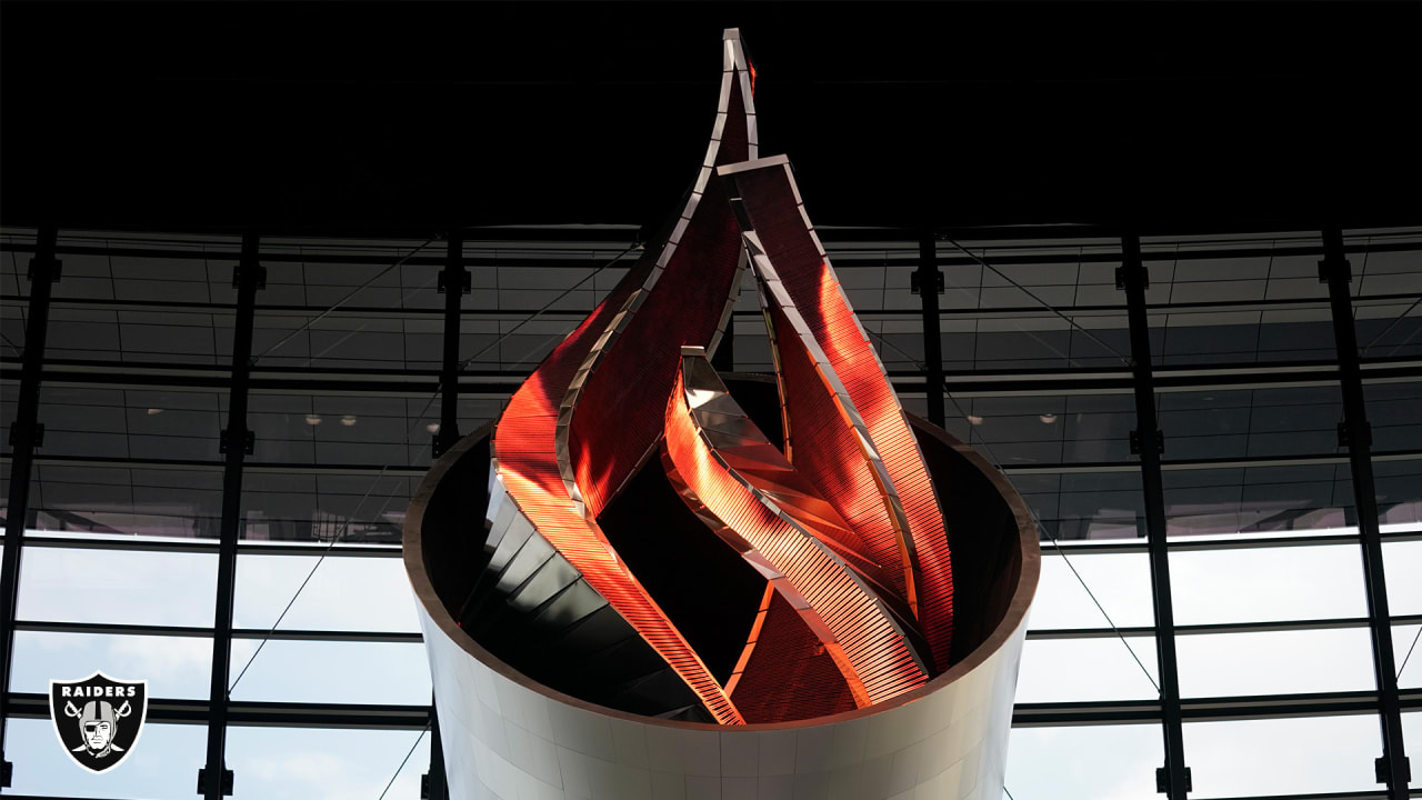 In detail: Revealing the completed Al Davis Memorial Torch