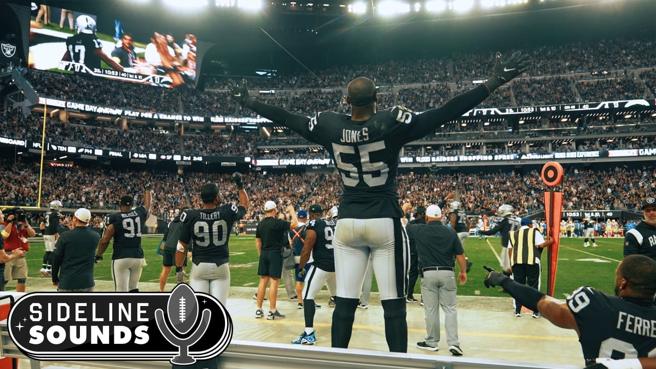 Best sideline sounds from Raiders' Week 13 win 'The plays are just