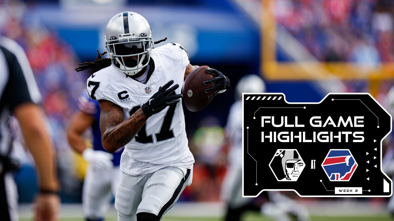 Raiders 2023 Week 2 Highlights vs. Bills  Full game highlights from the  Raiders' Week 2 game against the Buffalo Bills