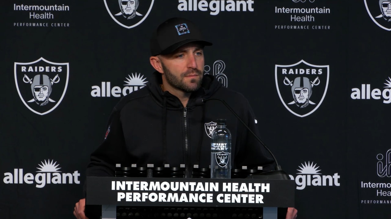 Raiders head coach Josh McDaniels talks about joint practice with LA Rams -  Aug 16, 2023 