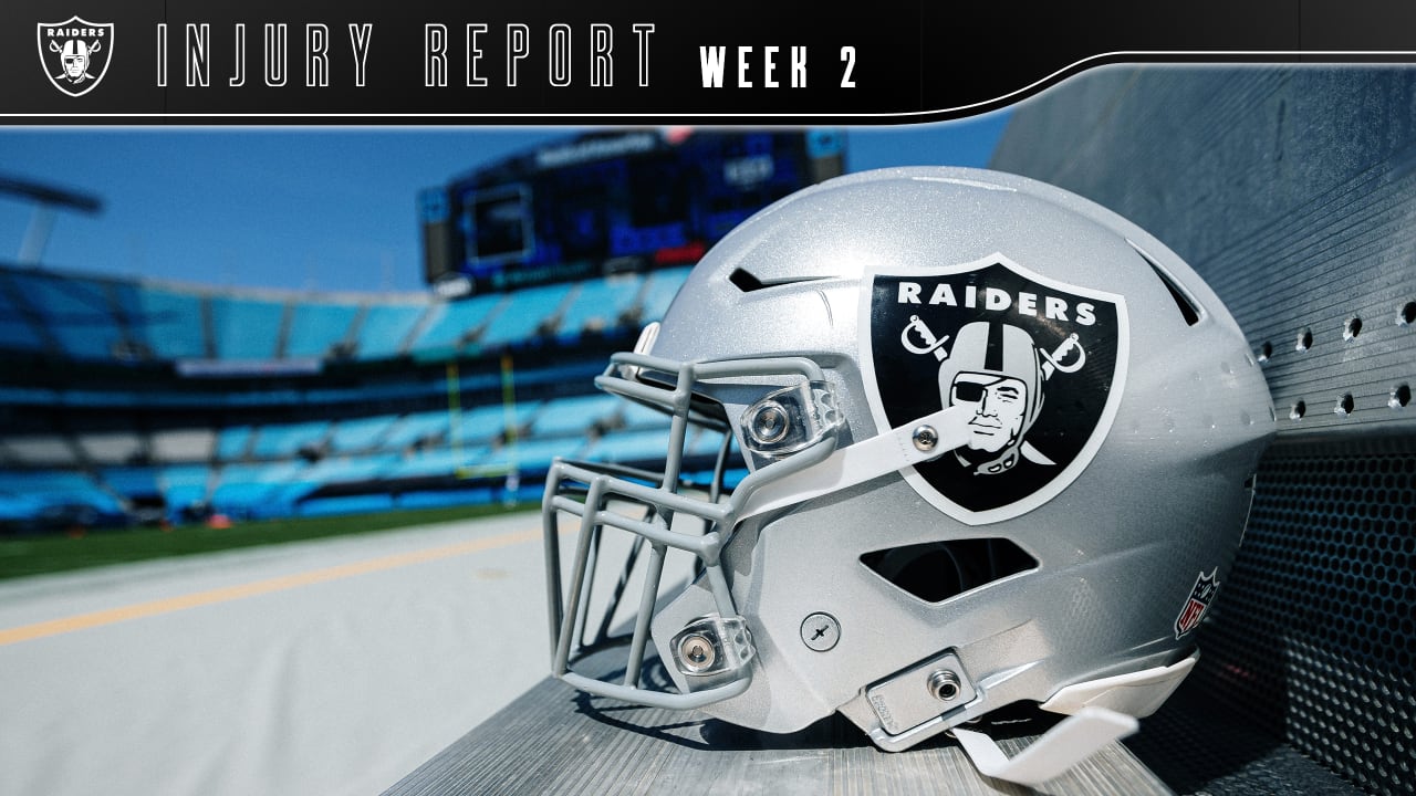 Thursday Week 2 NFL Injury Report has initial status for Monday night