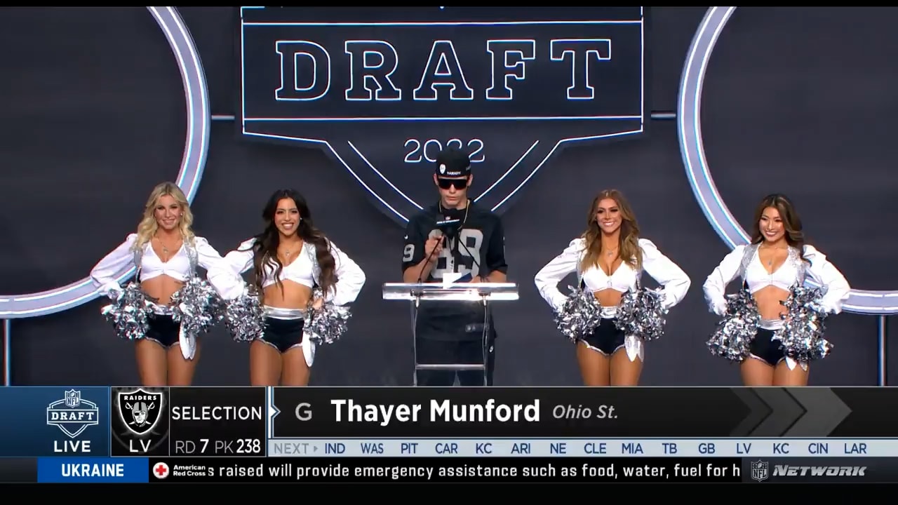 Ohio State's Thayer Munford Drafted By Las Vegas Raiders - Sports  Illustrated Ohio State Buckeyes News, Analysis and More