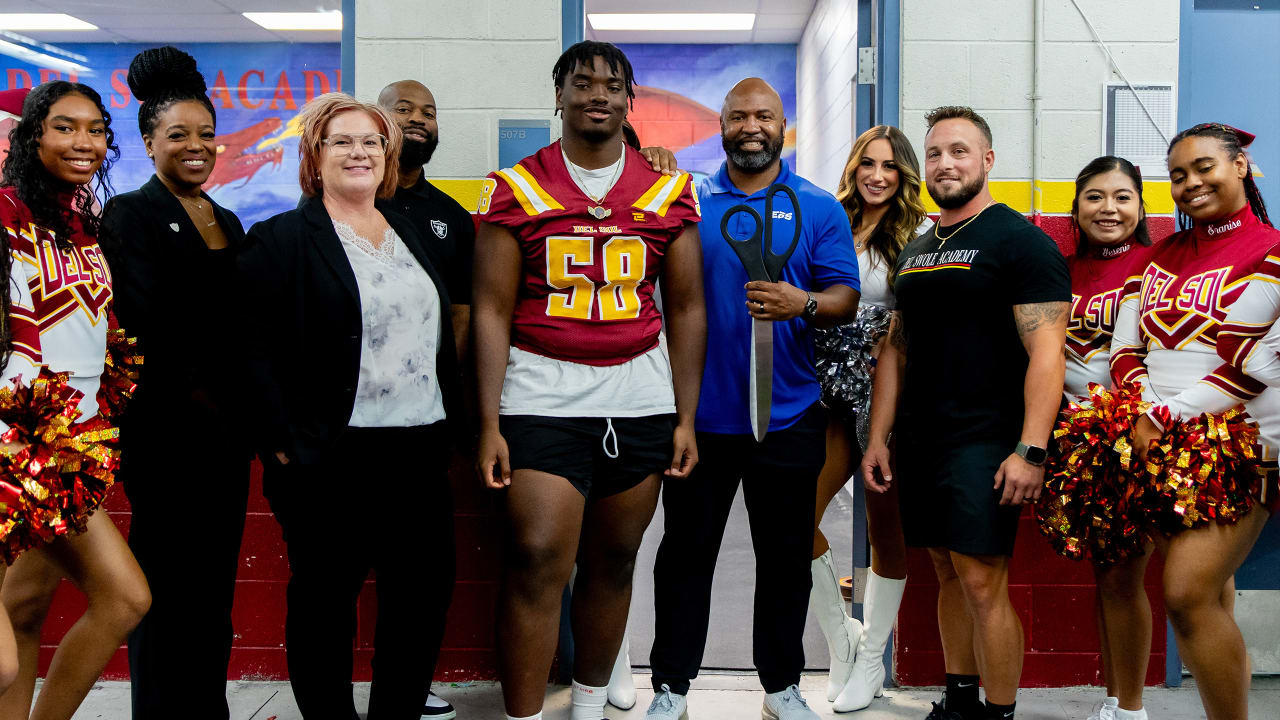 Raiders and EoS Fitness reveal brandnew Recovery Room at Del Sol Academy