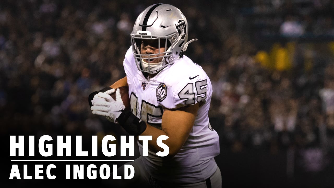 Alec Ingold reflects on rookie season with NFL's Raiders